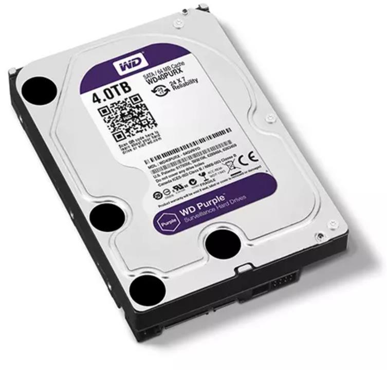 هارددیسک اینترنال وسترن دیجیتال مدل Purple WD40PURX ظرفیت 4 ترابایت ریفر